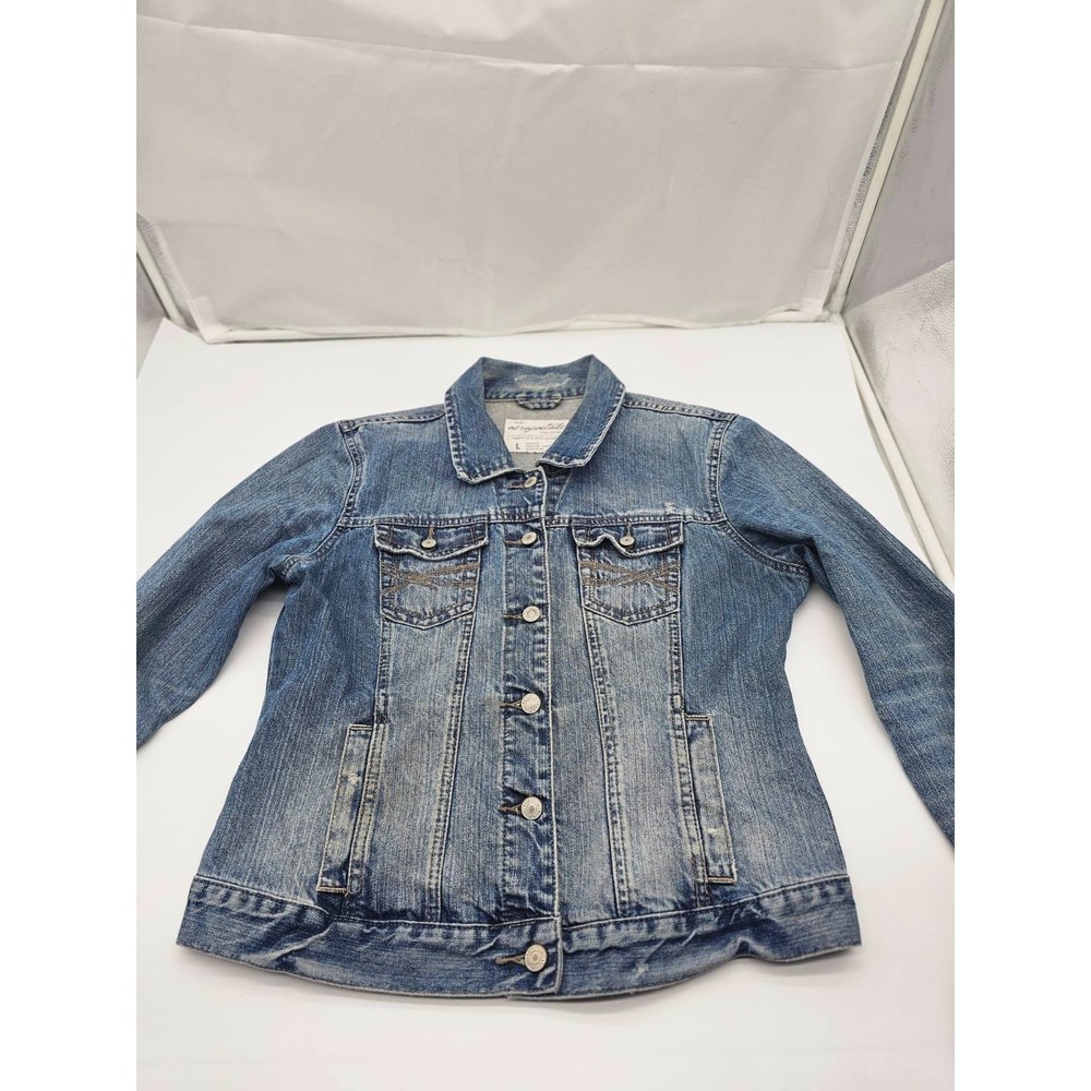 Aeropostale Denim Jean Jacket 100% Cotton Women's Large